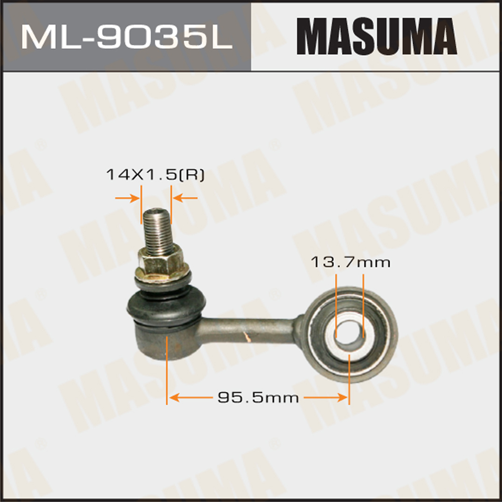 Стойка стабилизатора | лев | Masuma                ML-9035L