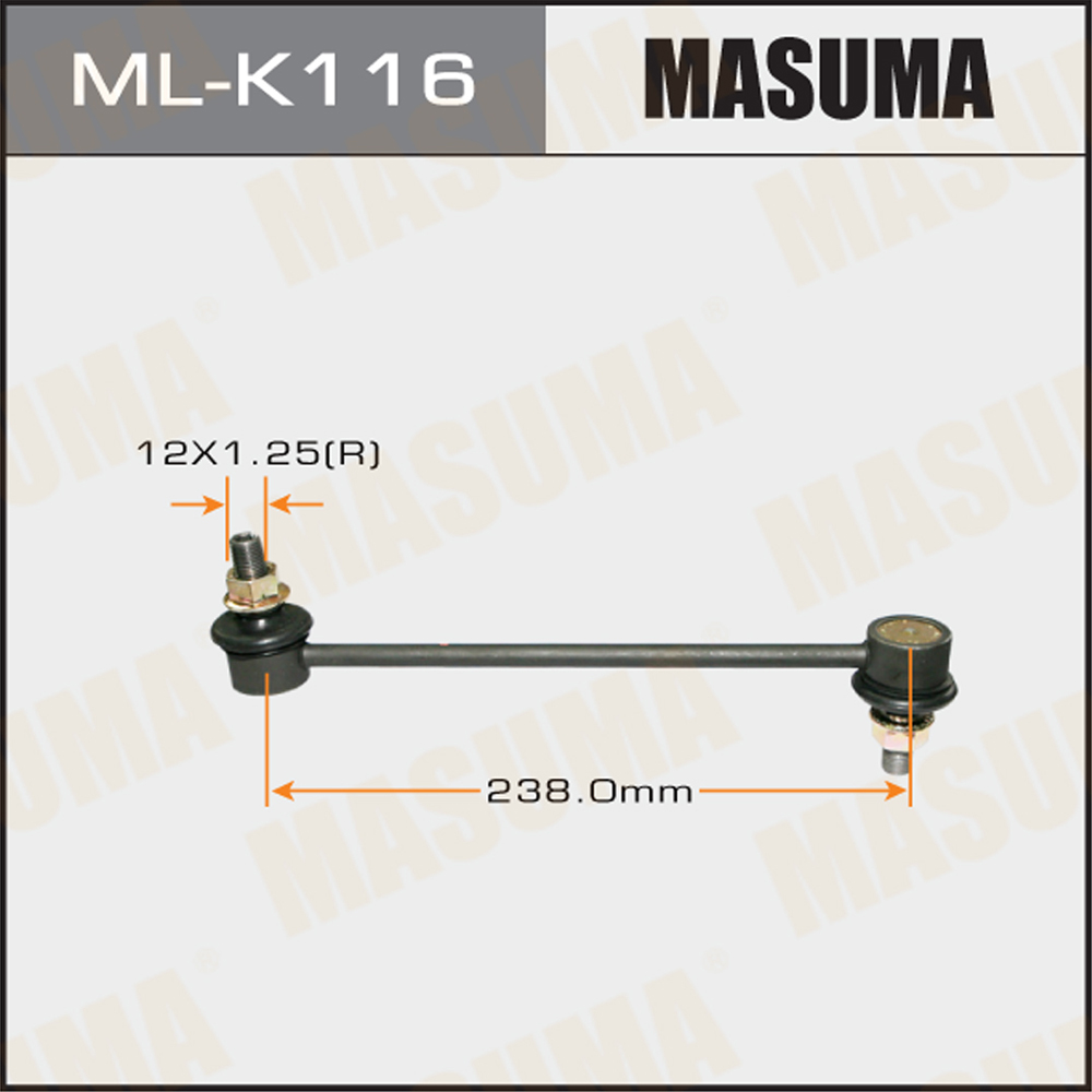 Стойка стабилизатора | перед правлев | Masuma                ML-K116