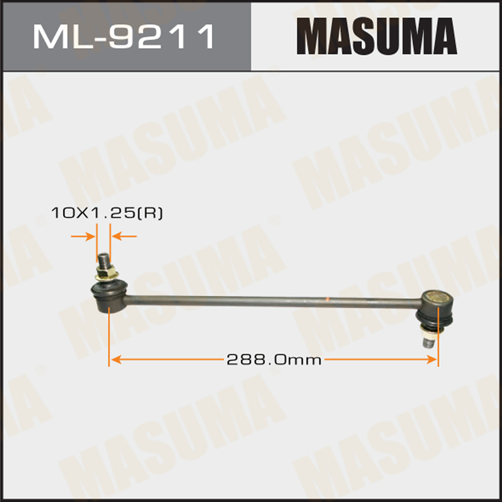 Стойка стабилизатора | перед правлев | Masuma                ML-9211