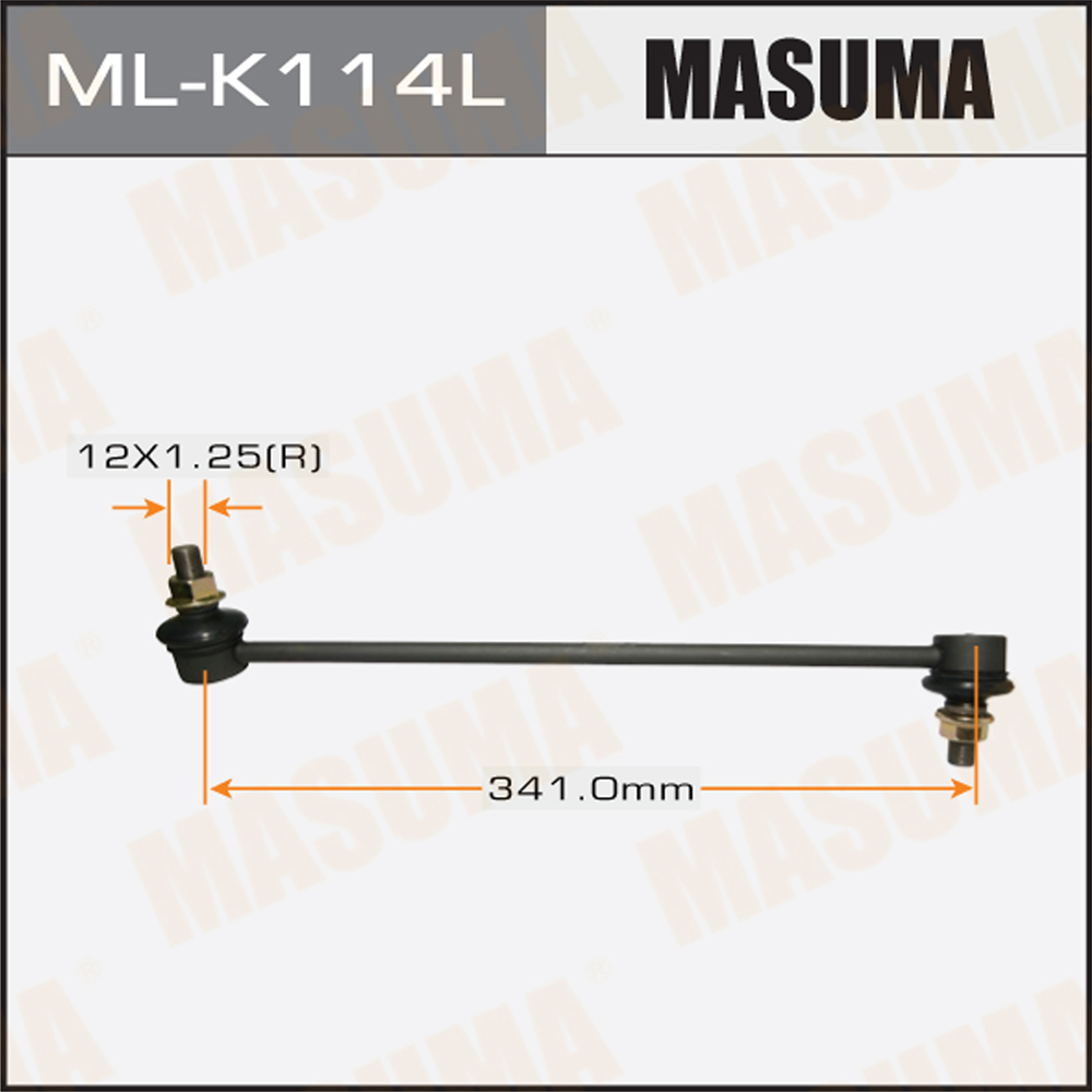Стойка стабилизатора (линк) masuma front hyundai | перед лев | Masuma                MLK114L