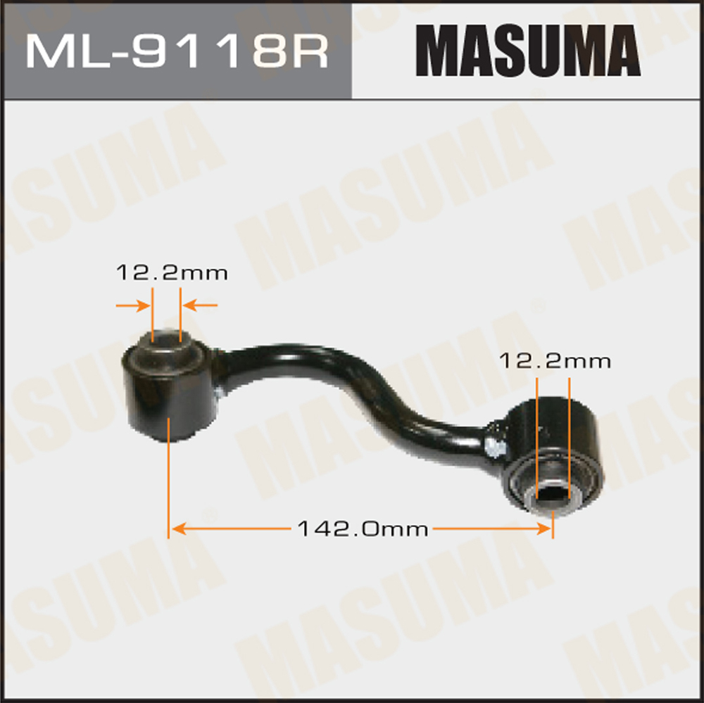 Стойка стабилизатора | зад прав | Masuma                ML9118R