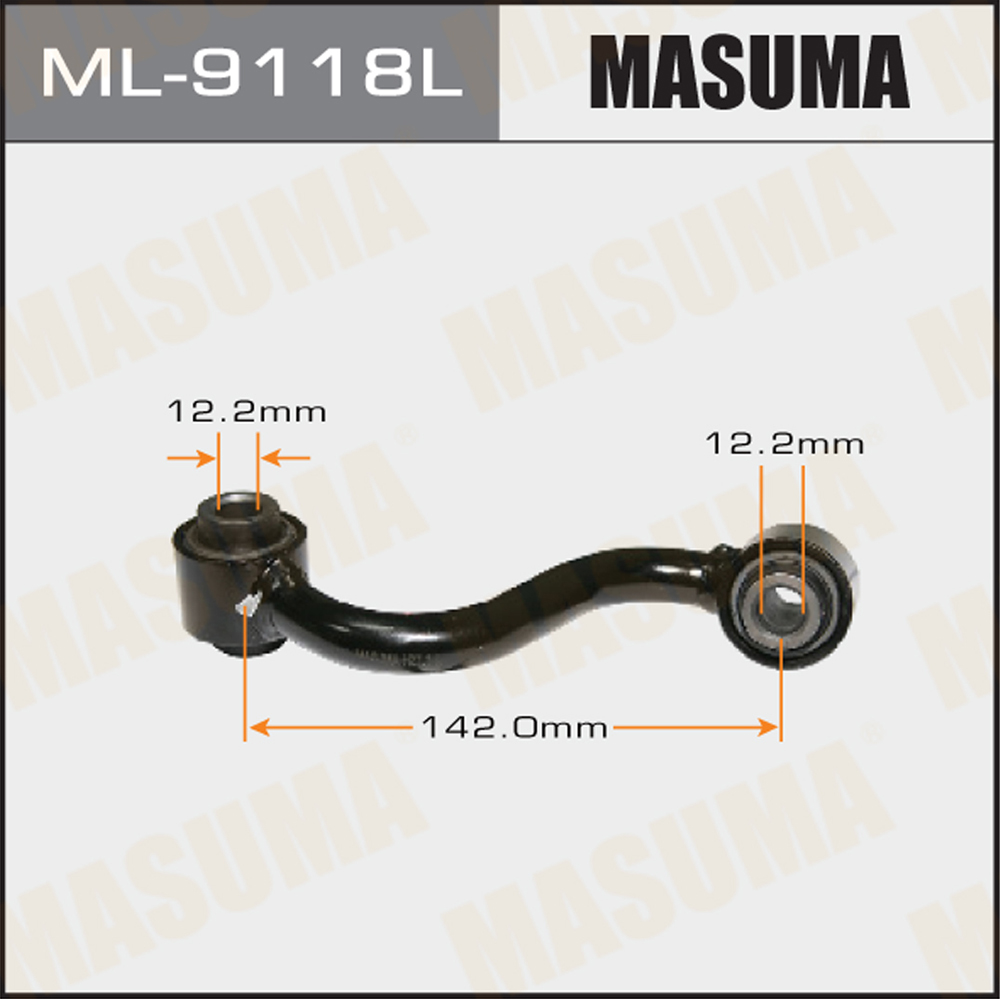 Стойка стабилизатора | зад лев | Masuma                ML-9118L