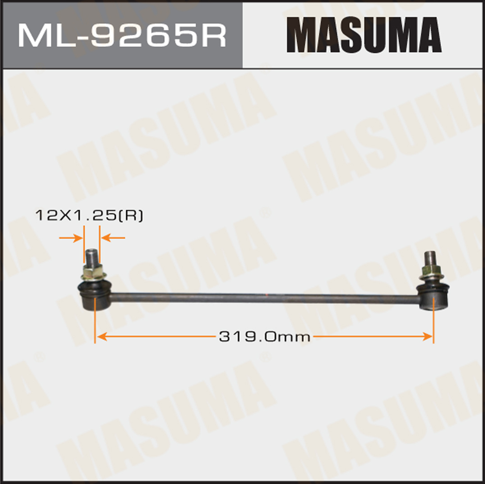 Стойка стабилизатора | перед прав | Masuma                ML9265R