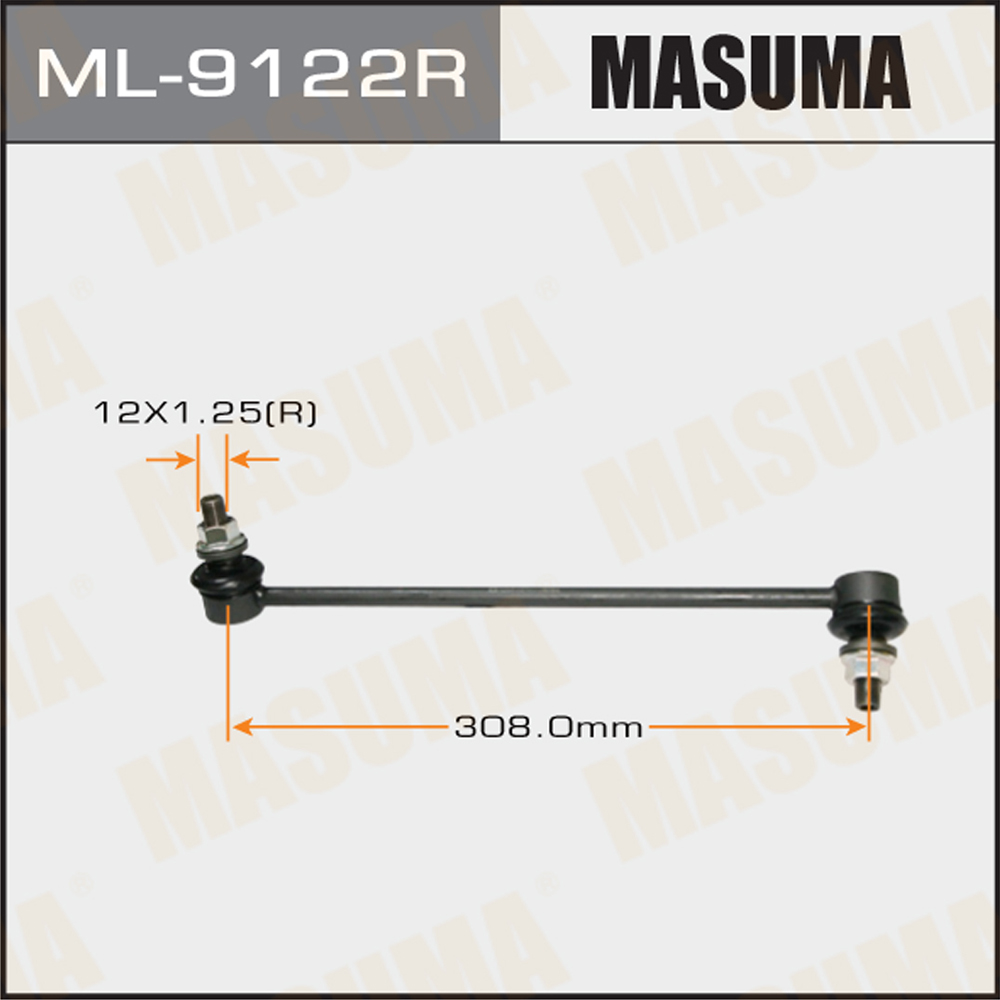 Стойка стабилизатора (линк) masuma front murano z | перед прав | Masuma                ML9122R