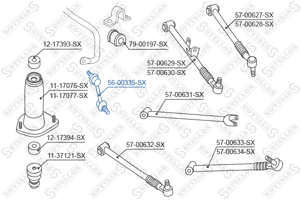 mazda mx-5 1.82.0 05>rx-8 2.6 wankel 03> Stellox                5600335-SX