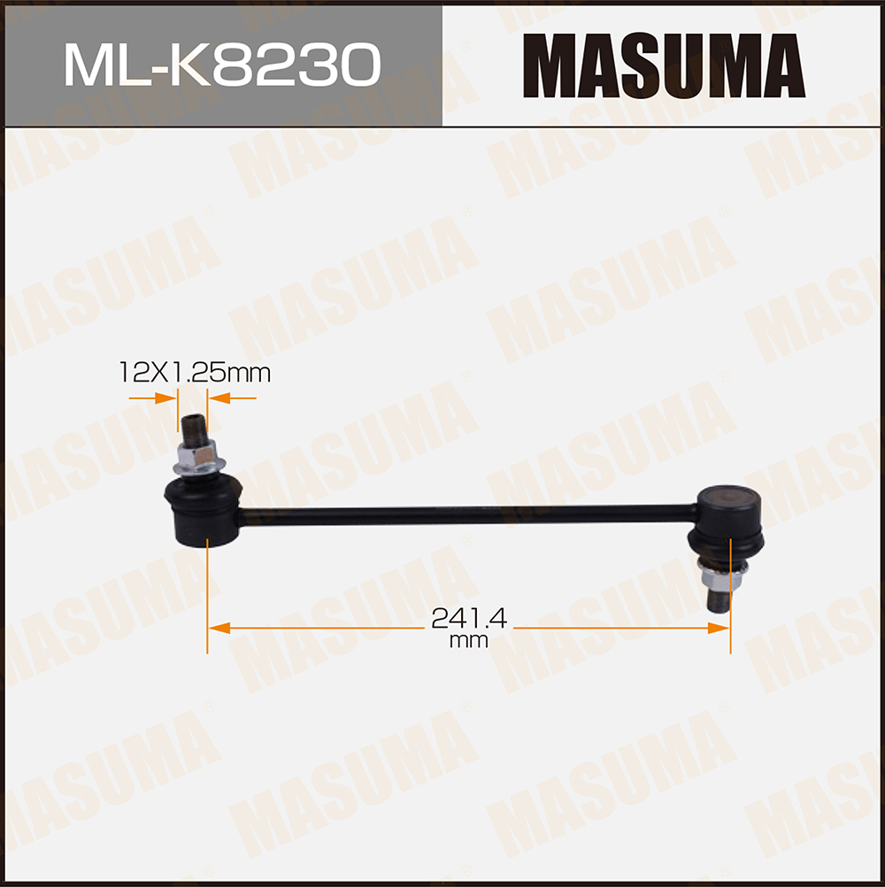 Стойка стабилизатора (линк) front KIA optima II, magentis II 05- | перед правлев | Masuma                MLK8230