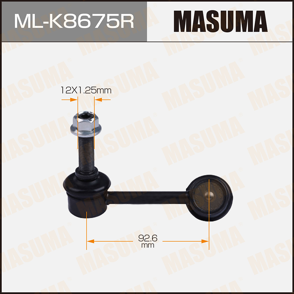 Стойка стабилизатора | зад прав | Masuma                ML-K8675R