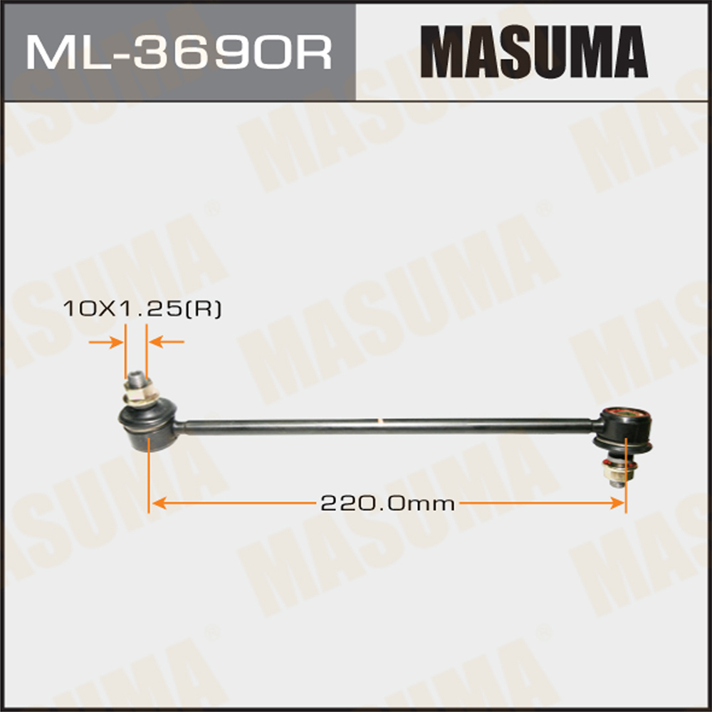 Стойка стабилизатора | перед прав | Masuma                ML-3690R