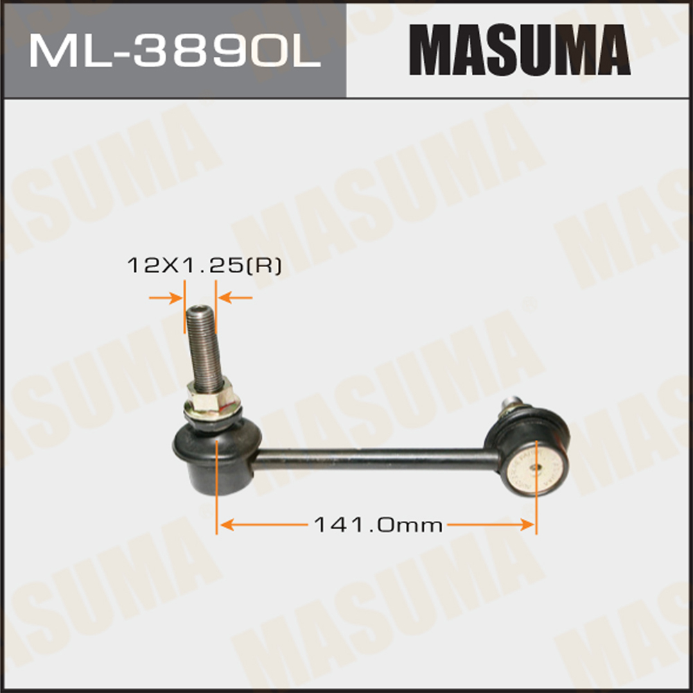 Стойка стабилизатора передняя | лев | Masuma                ML-3890L