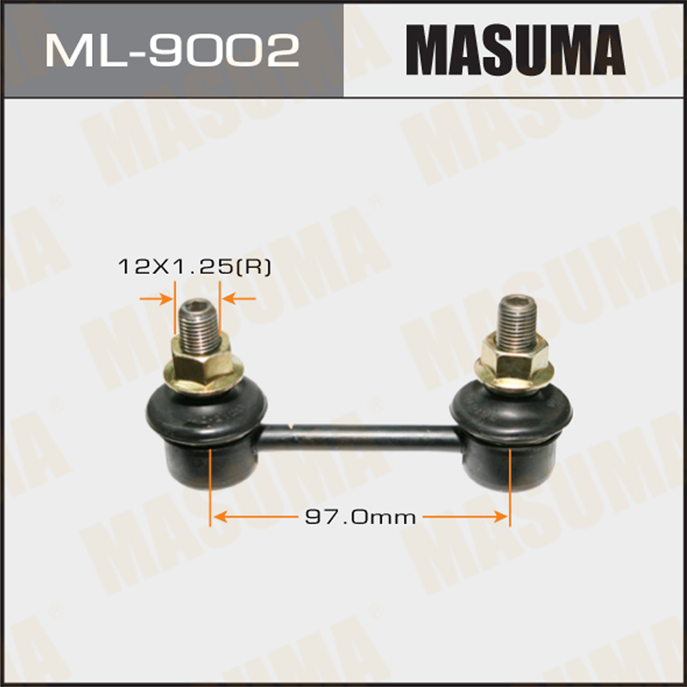 Стойка стабилизатора | зад правлев | Masuma                ML-9002
