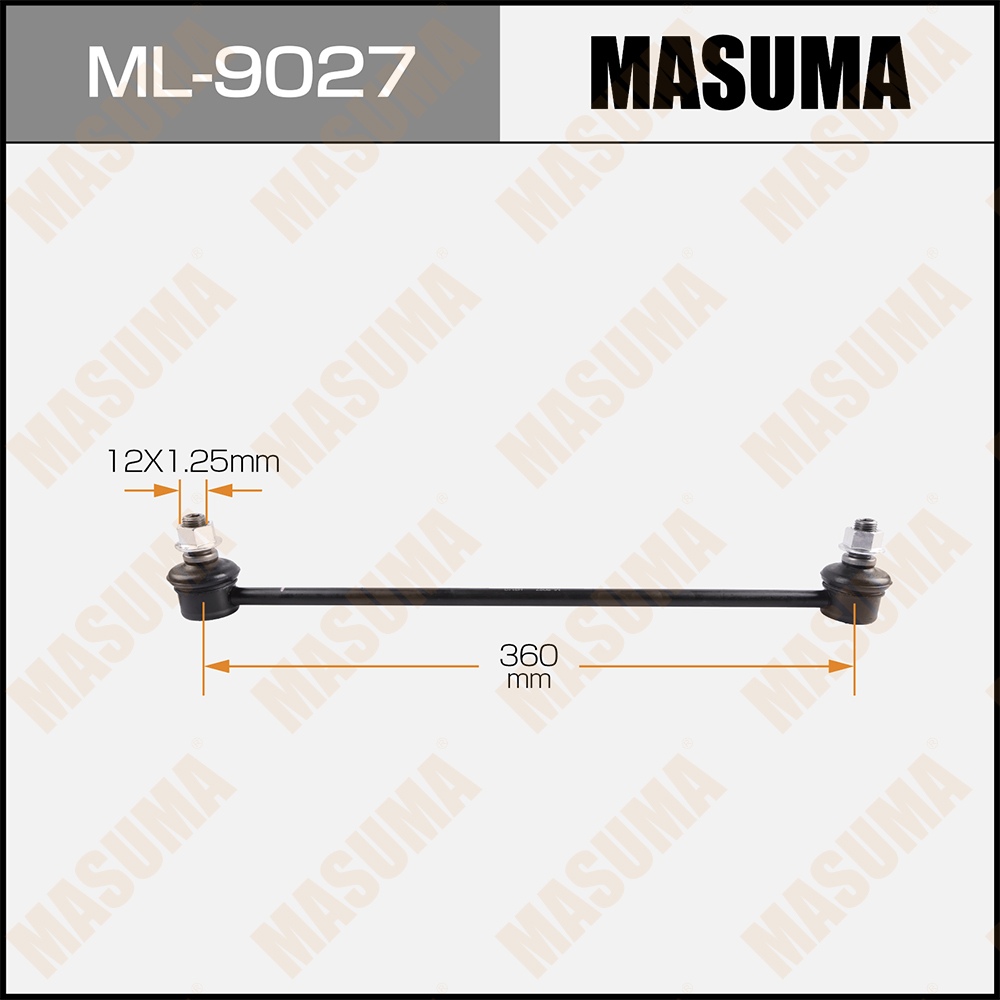 Стойка стабилизатора | перед правлев | Masuma                ML-9027