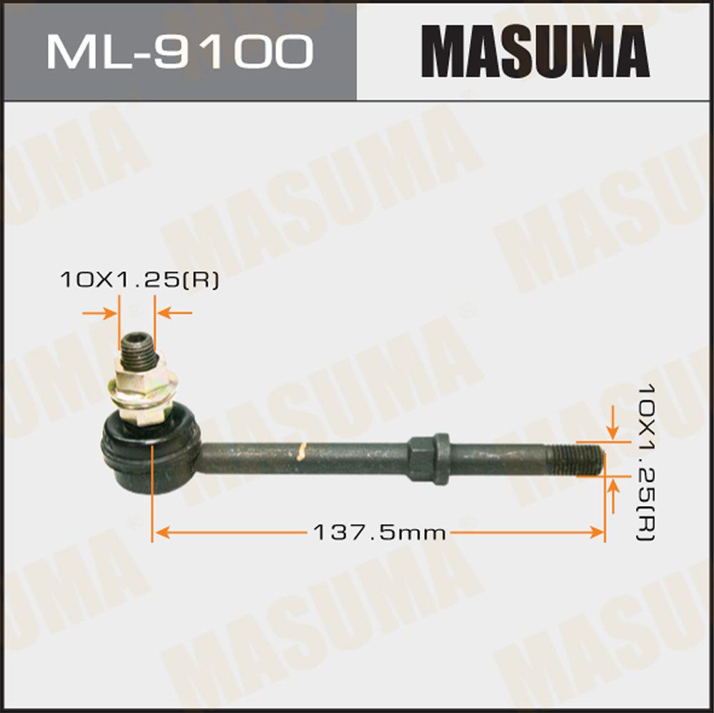 Стойка стабилизатора передняя | правлев | Masuma                ML-9100