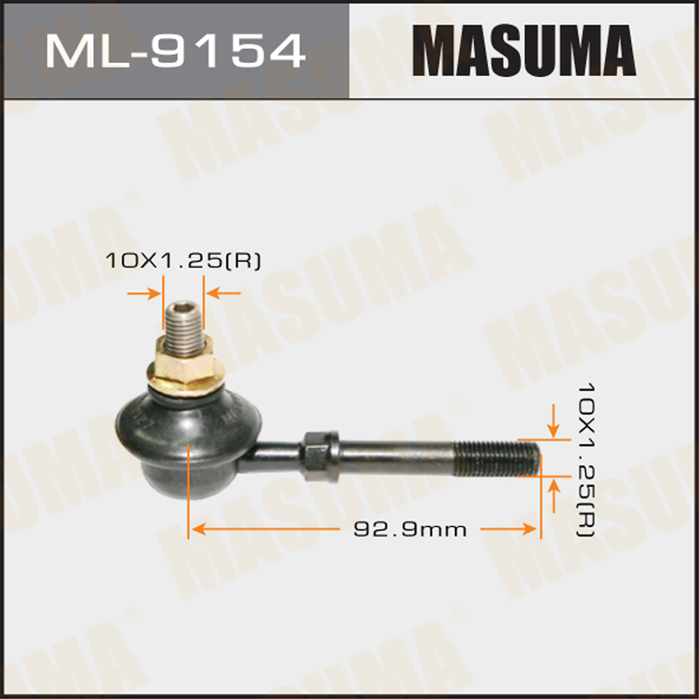Стойка стабилизатора | перед правлев | Masuma                ML-9154