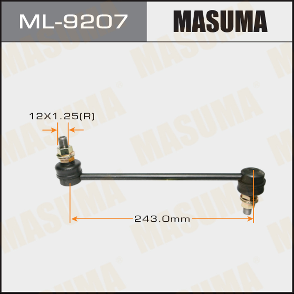 Стойка стабилизатора передняя | правлев | Masuma                ML-9207