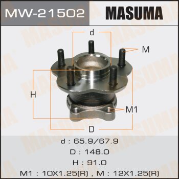 Ступичный узел masuma rear teana j31 | зад лев | Masuma                MW21502