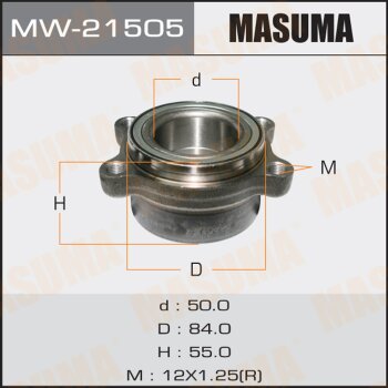 Ступичный узел masuma rear elgrand e51 | зад лев | Masuma                MW21505
