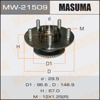 Ступичный узел masuma rear primera p12e (with abs) | зад лев | Masuma                MW21509
