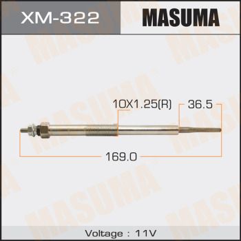 XM-322 MASUMA Свеча накаливания