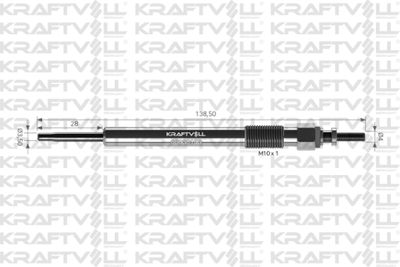 05030153 KRAFTVOLL GERMANY Свеча накаливания