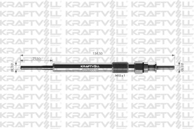 05030061 KRAFTVOLL GERMANY Свеча накаливания