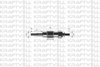 05030081 KRAFTVOLL GERMANY Свеча накаливания