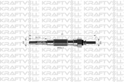 05030126 KRAFTVOLL GERMANY Свеча накаливания