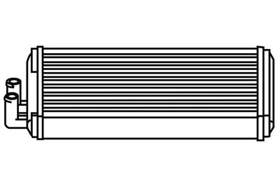 320059 WXQP Теплообменник, отопление салона