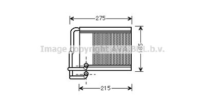 HY6213 AVA QUALITY COOLING Теплообменник, отопление салона