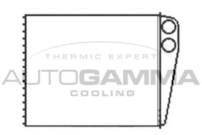 104880 AUTOGAMMA Теплообменник, отопление салона