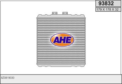 93832 AHE Теплообменник, отопление салона