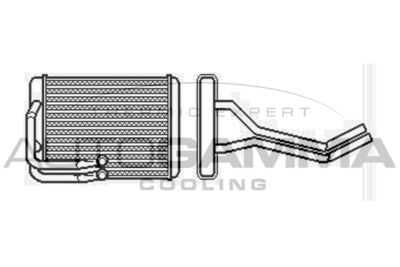 103706 AUTOGAMMA Теплообменник, отопление салона