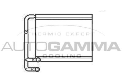 107264 AUTOGAMMA Теплообменник, отопление салона