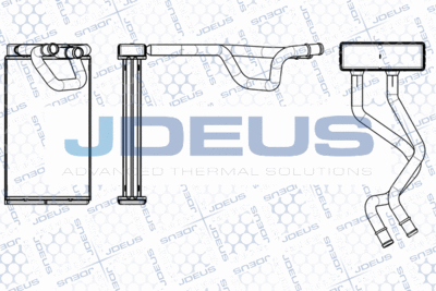 M2190610 JDEUS Теплообменник, отопление салона