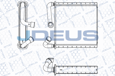 M2300640 JDEUS Теплообменник, отопление салона