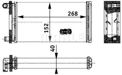 WG2179993 WILMINK GROUP Теплообменник, отопление салона