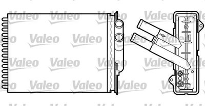 812049 VALEO Теплообменник, отопление салона