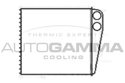 104887 AUTOGAMMA Теплообменник, отопление салона