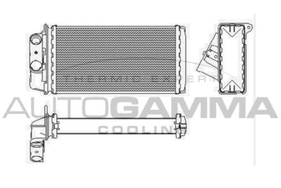 103969 AUTOGAMMA Теплообменник, отопление салона