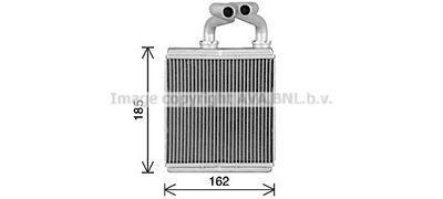 OL6718 AVA QUALITY COOLING Теплообменник, отопление салона