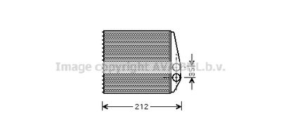 OLA6354 AVA QUALITY COOLING Теплообменник, отопление салона