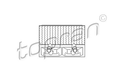 205792 TOPRAN Теплообменник, отопление салона