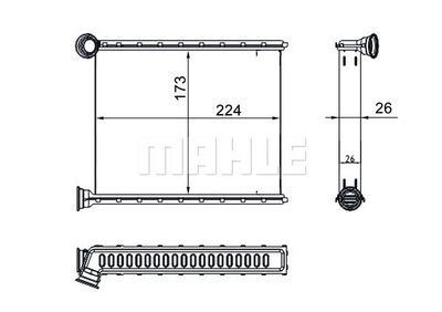 WG2180145 WILMINK GROUP Теплообменник, отопление салона