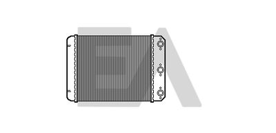 45C50014 EACLIMA Теплообменник, отопление салона