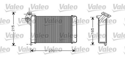 812296 VALEO Теплообменник, отопление салона