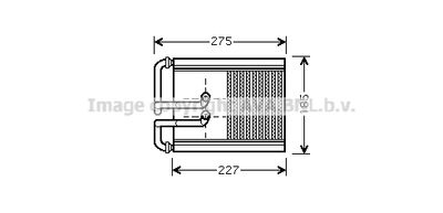 HY6168 AVA QUALITY COOLING Теплообменник, отопление салона