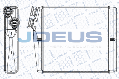 M2310560 JDEUS Теплообменник, отопление салона