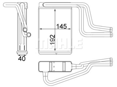 WG2180017 WILMINK GROUP Теплообменник, отопление салона