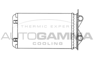 101644 AUTOGAMMA Теплообменник, отопление салона