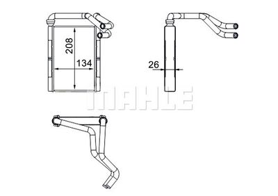 WG2180148 WILMINK GROUP Теплообменник, отопление салона