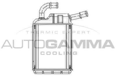 105773 AUTOGAMMA Теплообменник, отопление салона